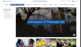 
							         Admission & Financial Aid | Wellesley College								  
							    