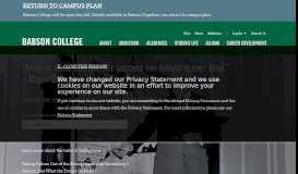 
							         Admission Interview | Undergraduate Programs | Babson College								  
							    