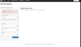 
							         Admission List - Federal Polytechnic Bauchi Portal								  
							    