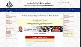 
							         Admission Portal :: Indian Institute of Technology ... - IIT Bhubaneswar								  
							    
