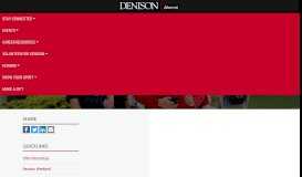 
							         Admission Referrals & Interviews - Denison University Alumni								  
							    