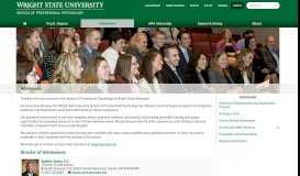 
							         Admission | School of Professional Psychology | Wright State University								  
							    