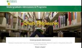 
							         Admission | Undergraduate Admissions ... - University of Alberta								  
							    