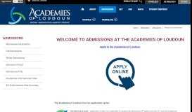 
							         Admissions / Admissions Information - Loudoun County Public Schools								  
							    