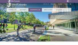 
							         Admissions | Alfred University								  
							    