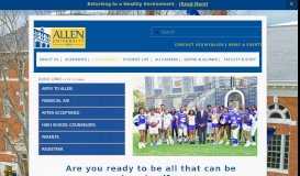 
							         Admissions – Allen University								  
							    