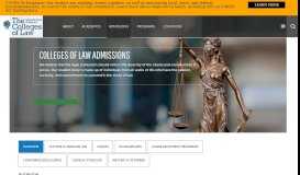 
							         Admissions: Apply Now for your Law Degree | The Colleges of Law								  
							    