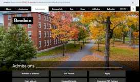 
							         Admissions | Bowdoin College								  
							    