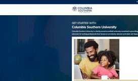 
							         Admissions - Columbia Southern University								  
							    