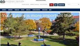 
							         Admissions | Eastern Oregon University								  
							    