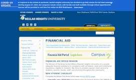 
							         Admissions - Financial Aid - Beulah Heights University								  
							    