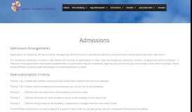
							         Admissions – Grace Academy Solihull								  
							    