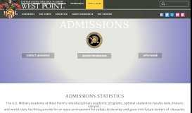 
							         Admissions - Home - West Point								  
							    
