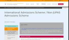 
							         Admissions Information | International Undergraduate ... - HKU AAL								  
							    