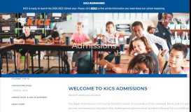 
							         Admissions - Kigali International Community School								  
							    