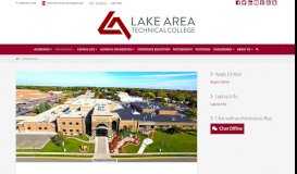 
							         Admissions - Lake Area Technical Institute								  
							    