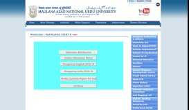 
							         Admissions - Maulana Azad National Urdu University								  
							    