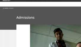 
							         Admissions | medicine.vtc | Virginia Tech								  
							    