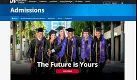 
							         Admissions | Miami Dade College								  
							    