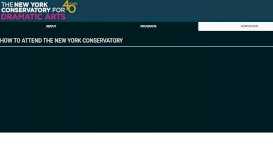 
							         Admissions - New York Conservatory for Dramatic Arts								  
							    