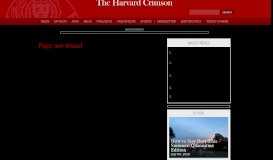 
							         Admissions: 'Personal' Rating Is Crucial | News | The Harvard Crimson								  
							    