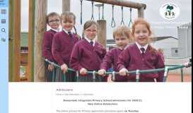 
							         Admissions | Rowandale Integrated Primary School								  
							    
