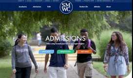 
							         Admissions | Saint Mary-of-the-Woods College in Indiana								  
							    