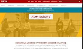 
							         Admissions - Seattle University								  
							    