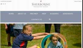
							         Admissions | Sherborne Preparatory School								  
							    