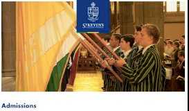 
							         Admissions | St Kevin's College								  
							    