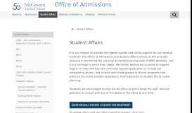 
							         Admissions & Student Affairs - McGovern Medical School - UTHealth								  
							    