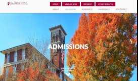 
							         Admissions | Thaddeus Stevens College								  
							    