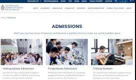 
							         Admissions | The Hong Kong University of Science and Technology								  
							    