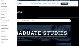 
							         Admissions | The Master's University								  
							    
