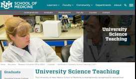 
							         Admissions to the CUST Program :: Biomedical Research Education ...								  
							    