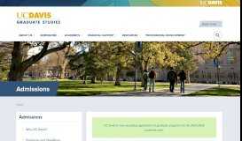
							         Admissions | UC Davis Grad Studies								  
							    
