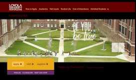 
							         Admissions| Undergraduate Admissions | Loyola University New ...								  
							    