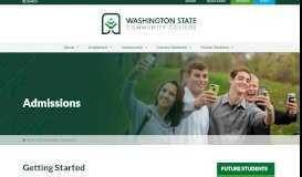 
							         Admissions - Washington State Community College								  
							    