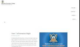 
							         admissions - Werribee Secondary College								  
							    
