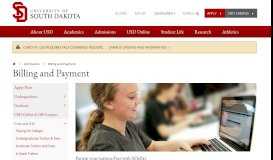 
							         Admitted Students Billing and Payment | USD								  
							    