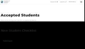 
							         Admitted Students | Champlain College Online								  
							    