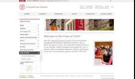 
							         Admitted Students - Cornell Law School								  
							    