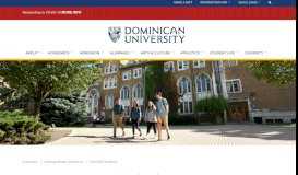 
							         Admitted Students | Dominican University								  
							    