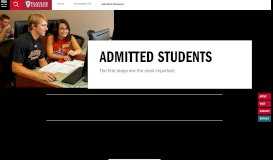 
							         Admitted Students - Flagler College								  
							    