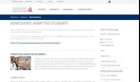 
							         Admitted Students - Golden Gate University School of Law								  
							    