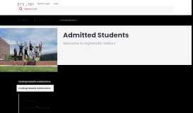 
							         Admitted Students | New Jersey Institute of Technology								  
							    