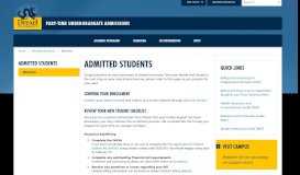 
							         Admitted Students | Part-Time Undergraduate Admissions | Drexel ...								  
							    
