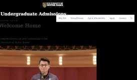 
							         Admitted Students // Undergraduate Admissions // University of Notre ...								  
							    