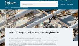
							         ADNOC & SPC Registration - HLB HAMT								  
							    