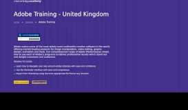 
							         Adobe Courses | Adobe Certification - United Kingdom								  
							    